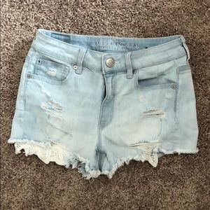 High-Rise Jean Shorts